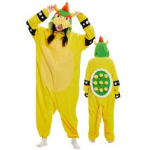 Onesieshow pijamas de animales Kigurumi, Onesies de Halloween, pijama amarillo de dibujos animados para adultos, disfraz de fiesta para Cosplay, ropa de casa para mujer