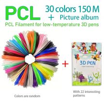 3D-Druckstift PCL-Filament 1,75 mm mehrfarbiges Set mit kreativem Zeichenalbum Universal 60-100 ℃   Für 3D Pen Brush Line Material