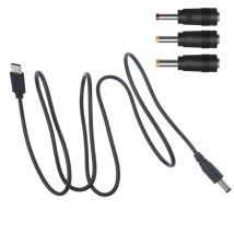 USB C Type-C to DC 5.5x2.1mm 2.5x0.7mm 3.5x1.35mm 4.0x1.7mm 5V Power Cable for Router LED Light Fan Any 5V Devices