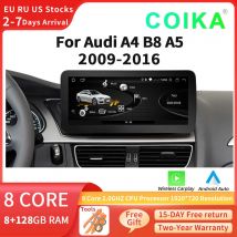 COIKA 10,25 Android Auto Carplay Stereo Für Audi A4 S4 A5 S5 2009-2016 WIFI 4G SIM BT GPS Navigation Auto Multimedia Player