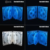 CD Case CD Storage Box 1Pc blu-ray custodie di ricambio per giochi scatola protettiva per PS4 PS5 CD DVD Discs Storage Bracket Box