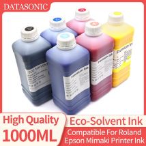 1000ML Eco-Solvent Ink compatible For 1000ML Eco-Solvent Ink For Epson/Roland/Mimaki/Mutoh 4720 I3200 Printhead Eco Solvent Ink