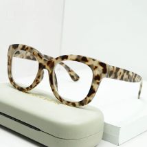 JNPCXI Fashion Square Frühling Tempel Frauen Gläser Rahmen Klar Anti-Blu-Ray Brillen Retro Männer Optische Rahmen Lesebrille