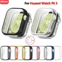 Pełna osłona do Huawei Watch Fit 3 SmartWatch TPU Screen Protector Case Protective Frame Bumper Shell do Huawei Fit3 Akcesoria