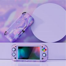 Custodia protettiva ergonomica PlayVital ZealProtect per Nintendo Switch Lite con protezione per lo schermo - Dreamy Pastels Seires