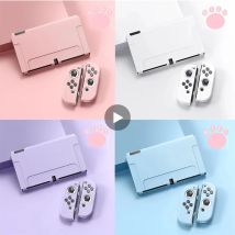 Fundas Carcasa Für Nintendo Schalter OLED Swich Switch Joy Con Joycon Zubehör Spiel Schutz Fall Abdeckung Capa Etui Shell Funda