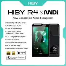 HiBy R4 MiDi Versione ES9018Q2M * 4 Android 12 Lettore musicale HiFi Audio MP3 Bluetooth WiFi DSD256 MQA 16x USB DAC 11hr 4.7 '' OPA1652