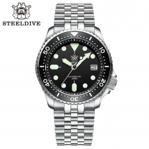Reloj Steeldive SD1973 para hombre, reloj de buceo, reloj mecánico automático para hombre, pulsera NH35 V2, reloj de buceo de 41mm, relojes para hombre