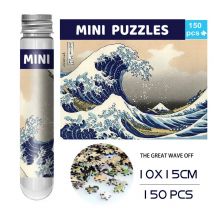 150 pz Puzzle Provetta Van Gogh Girasole Giappone La Grande Onda di Kanagawa Famose Dipinti Ad Olio Puzzle Regalo Di Natale