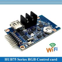 HD-WF1 asynchrone 640 W * 32H Pixel 1 * HUB75 RGB Siebenfarbige kleine LED-Anzeige WIFI-Steuerkarte