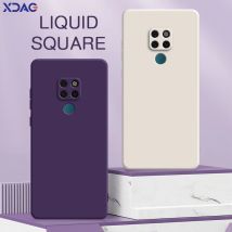 Custodia morbida originale per telefono Candy per Huawei Mate 20 Pro X Square Silicone liquido posteriore Fonda Mate20 Mate20Pro Mate20X Fashion Coque