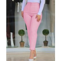 New casual fashion women's pants slim fit temperament casual women's nine-point pants small legs long pants