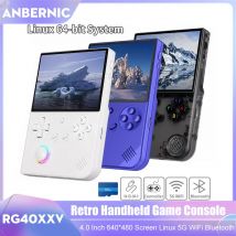 RG40XXV Console di gioco portatile retrò Schermo da 4.0 pollici 640*480 Sistema Linux 5G WiFi Bluetooth Uscita TV HDMI Lettore di videogiochi