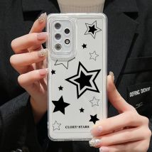 Y2k star phone case für samsung a54 5g fall a34 5g a53 a24 a32 a52 a14 a05 a55 fall galaxy s23 s24 s22 ultra s20 s21 fe abdeckung