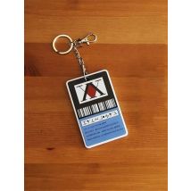 Anime Hisoka Kurapika Killua Zoldyck Cosplay Keychain Card Holders PVC Cards Cover Pendant Key Chain Metal Keyring Accessories