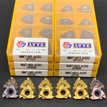 10 PZ inserto filettato in metallo duro MMT11ER 11IR 16ER 16IR AG60 AG55 VP15TF UE6020 US735 utensile da taglio filettato interno MMT22ER MMT22IR