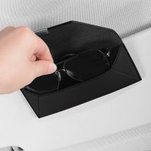 Sonnenblende Brillenhalter Premium Leder für Mercedes Benz W205 W206 W211 W212 W213 W214 C E-Klasse Innenraum Autozubehör