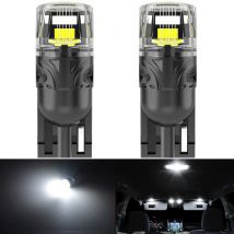 2 pezzi Canbus T10 LED W5W lampadina a LED senza errori interni auto luci per bagagliaio indicatore laterale lampada targa bianca super luminosa