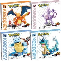 Pokemon Blocchi di Costruzione Assemblati Giocattoli Anime Figure Charizard Mewtwo Venusaur Modello di Cartone Animato Ornamenti Giocattolo Per Bambini Regali Di Compleanno