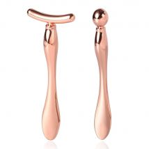 Metall Gesicht Massage Stick Anti Falten Augencreme Applikator Maske Mischen Spatel Scoop Augen Massage Schönheit Bar Massage Werkzeuge Neue