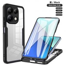 360-Ganzkörper-Displayschutz, transparente Hülle für Redmi Note 13 12 11 10 9 Pro 12S 11S 10S 10C 12C 13C, stoßfeste Handyhülle