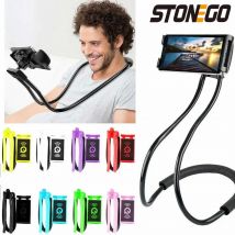 STONEGO soporte para teléfono móvil colgante en el cuello accesorios de montaje para teléfono móvil perezoso soporte ajustable para teléfonos de 360 grados para IPhone