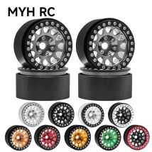 MYHRC Metal 1.9Inch Beadlock Wheel Rim Hub For1/10 RC Crawler Axial Scx10 D90 TRX4 TRX6 Capra 1.9 UTB H10 RC Accessories