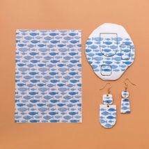 Transfer Paper For Polymer Clay Printing Floral Fish Leaf Decorative Paper Handmade Jewelry Eearrings Ceramic Printing Tool