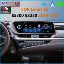 Android 14 Qualcomm Per Lexus ES200 ES350 ES400 2018 2021 CarPlay Autoradio Stereo Navigazione GPS Auto Netflix Lettore Multimediale
