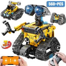 Techniczny Miasto MOC 4 W 1 560szt. RC Robot Model Klocki Konstrukcyjne Kreatywne DIY Transformacja Robot Klocki Zabawki Dla Dzieci Prezenty