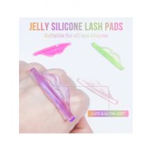 Libeauty 4 Pairs Silicone Eyelash Perming Lash Lift Pad Lifting Eyelash Curler Eeyelash Curling Iron Accessories Makeup Tools