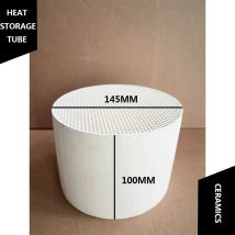 145*100MM 3.0 Wärmespeicherblock Hochtemperatur-Abgasstaubentfernungs-Wabenkeramik-Wärmespeicherrohr mit Sechsecklochung