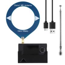 Mini SI4732 0.5-108MHz Portable Radio LSB USB AM FM All Band Radio with Donut WB Antenna and Base bracket