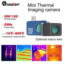 Termocamera TOOLTOP T7 256*192 -15 ℃ -600 ℃   Monitoraggio della temperatura Foto e video Termocamera Elettrico HVAC Ispezione
