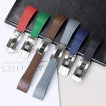 Cinturino in caucciù per Rolex per Oysterflex GMT per Daytona Per Submariner Diver per Water Ghost Bracciale di ricambio in silicone da 20 mm