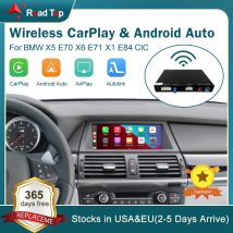 Wireless CarPlay per BMW CIC Sistema di X5 E70 X6 E71 2011-2013 X1 E84 2009-2015, con Specchio Android Collegamento AirPlay Auto Funzione di Riproduzione