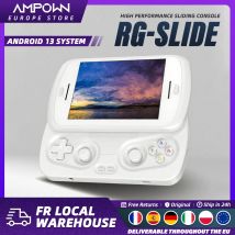 ANBERNIC RG Slide Console per videogiochi 4.7'' LTPS InCell 120Hz Touchscreen Uscita DP Processore Unisoc Android 13 Regali abilitati AI