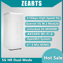 MODEM 5G sbloccato D50 5G Wi-Fi 6 AX5400 RM500Q Router domestico OPENWRT LTE N28 N41 N78 CPE SA/NSA ZEARTS AW1000 successivo smoccato