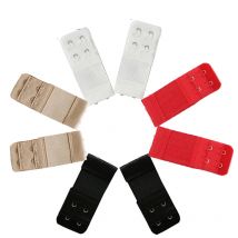 4 Stück BH Extender Riemen Schnalle Verlängerung 2 Reihen 2 Haken Schnalle elastischen BH Haken Extender für BH Unterwäsche Gürtel hinzufügen