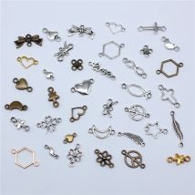40pcs Charms Connector DIY Handmade Craft For Necklace Earring Making DIY Jewelry Making