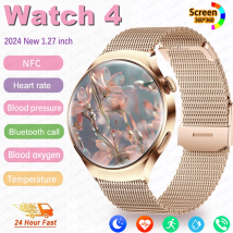 Für huawei smart watch frauen gps track nfc 360*360 hd bildschirm zeigt immer zeit wasserdicht bluetooth call smartwatch für dame an