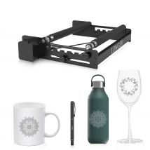 Rullo rotante laser LONGER RAY5 6-200mm Spazio regolabile a 360 gradi per RAY5 più lungo / Atomstack / Ortur / Neje / Twotree /XTool