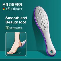 MR.GREEN Dwustronny pilnik do stóp Pedicure Narzędzia do pielęgnacji stóp Środek do usuwania martwego naskórka Profesjonalny ze stali nierdzewnej