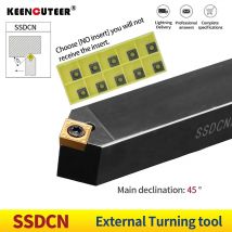 1pc SSDCN1616H09 SSDCN2020K09 SSDCN2525M12 Externe Drehen Werkzeug Halter drehmaschine rutenhalter SCMT Hartmetall Einsätze Drehmaschine CNC Schneiden Werkzeuge Set