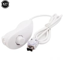Per Nintendo Wii Controller di gioco 5 colori Nunchuck Maniglia di gioco curva a mano Controller Nunchuk per accessori per gamepad Wii