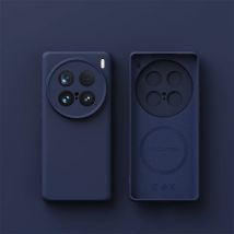 Magnetic Wireless Charging Soft Liquid Silicone Case For VIVO X100 Ultra X200 Pro X200S X300, Slim Skin Camera Protection Cover