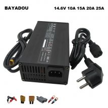 14,6 V 10A 15A 20A 25A LiFePO4 Batterie Smart Ladegerät Für 4S 12V 12,8 V LFP eisen Phosphat RV