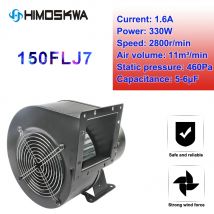 Kleiner Frequenz-Radialventilator 150FLJ7/5 220 V 380 V 320 W 330 W industrielles Kühlgebläse EU UK AU-Steckeradapter