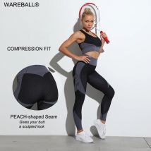 MODE Hohe Taille Leggings + Sport Bh Frauen Nahtlose Yoga Set Fitness Kleidung Gym Anzüge Workout Kleidung Frau Jogging sportswear