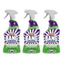 Cillit Bang Quitagrasas Pistola pulverizadora 750ml (Pack 3 unidades) - Limpiador de cocina en spray. Eficaz contra la grasa incrustada y requemada y otros restos de comida. Delicado con las